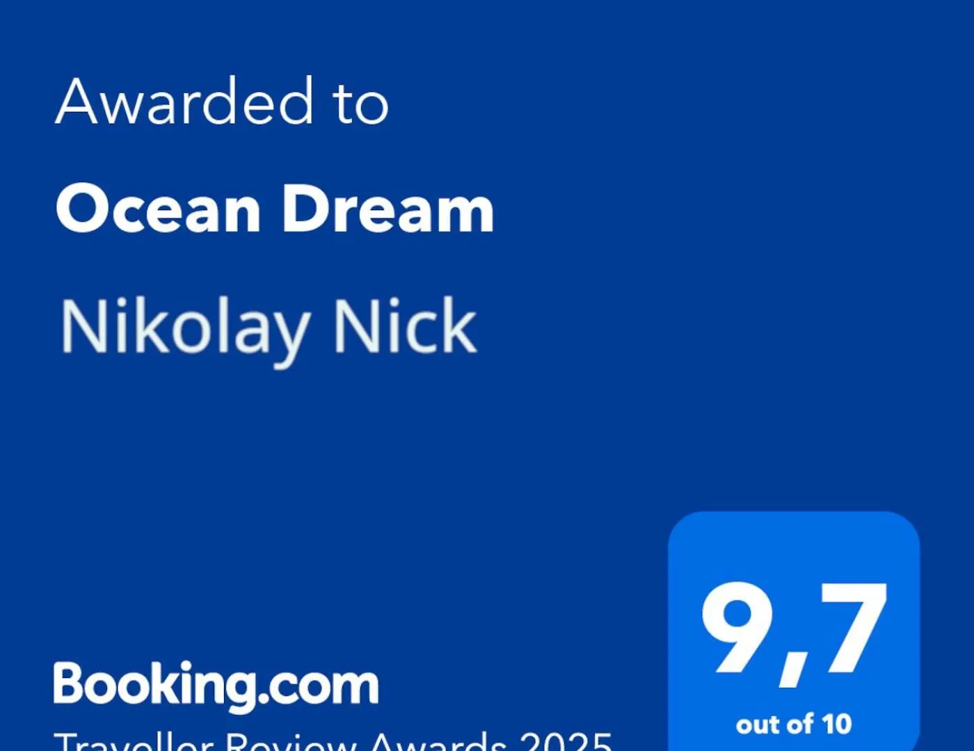 Ocean Dream location